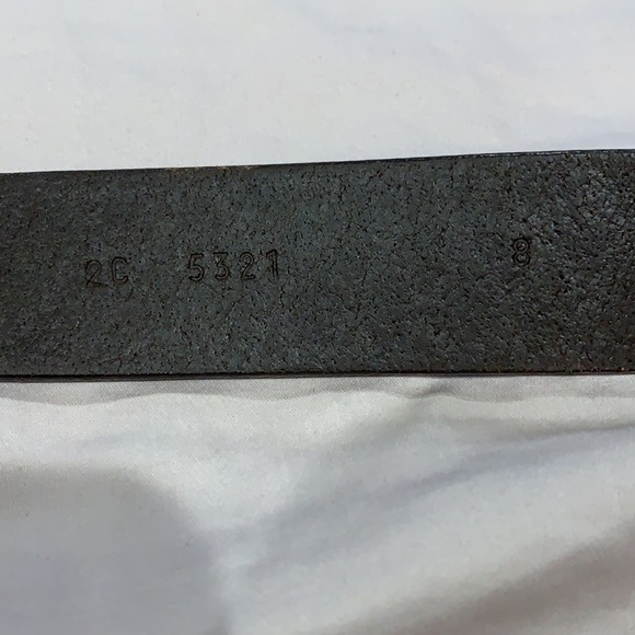 PRADA chocolate brown western buckle belt - Picture 3 of 5